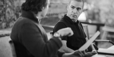 tibor in coaching gesprek met directeur