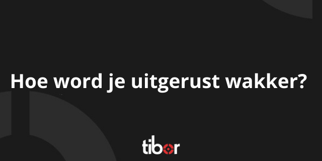 uitgerust wakker worden